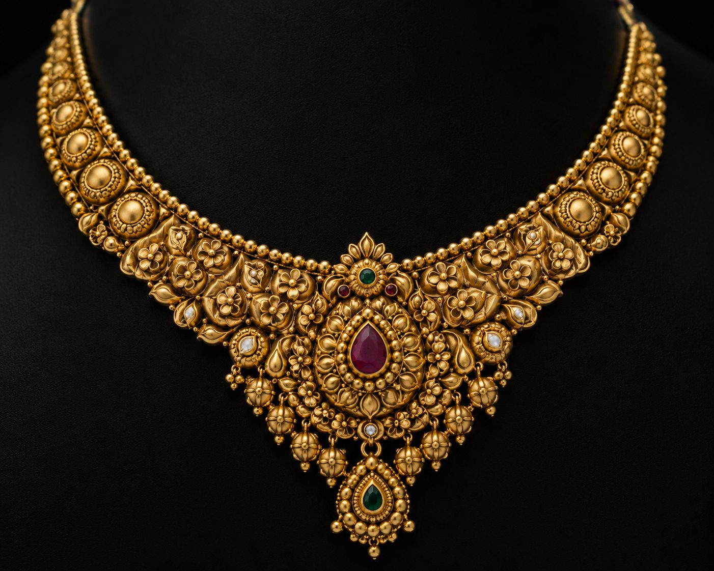 Traditional gold necklace